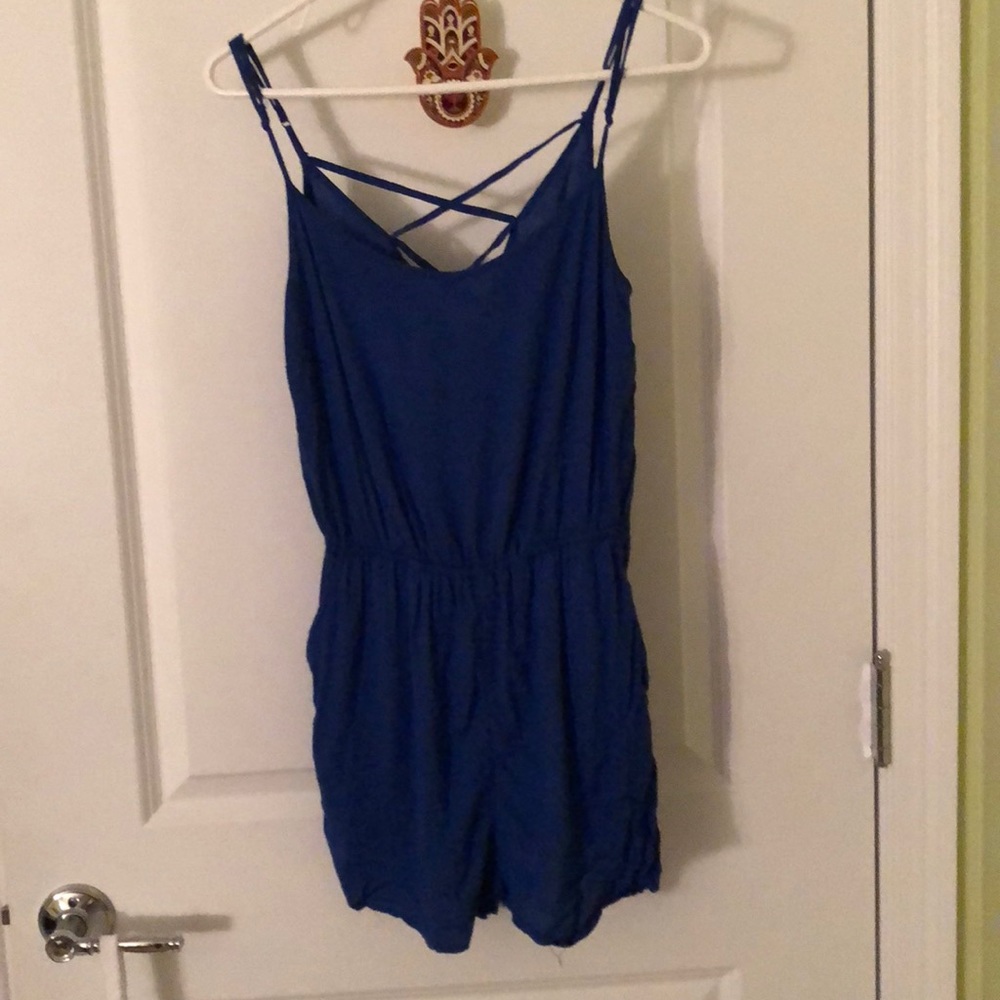 Blue romper